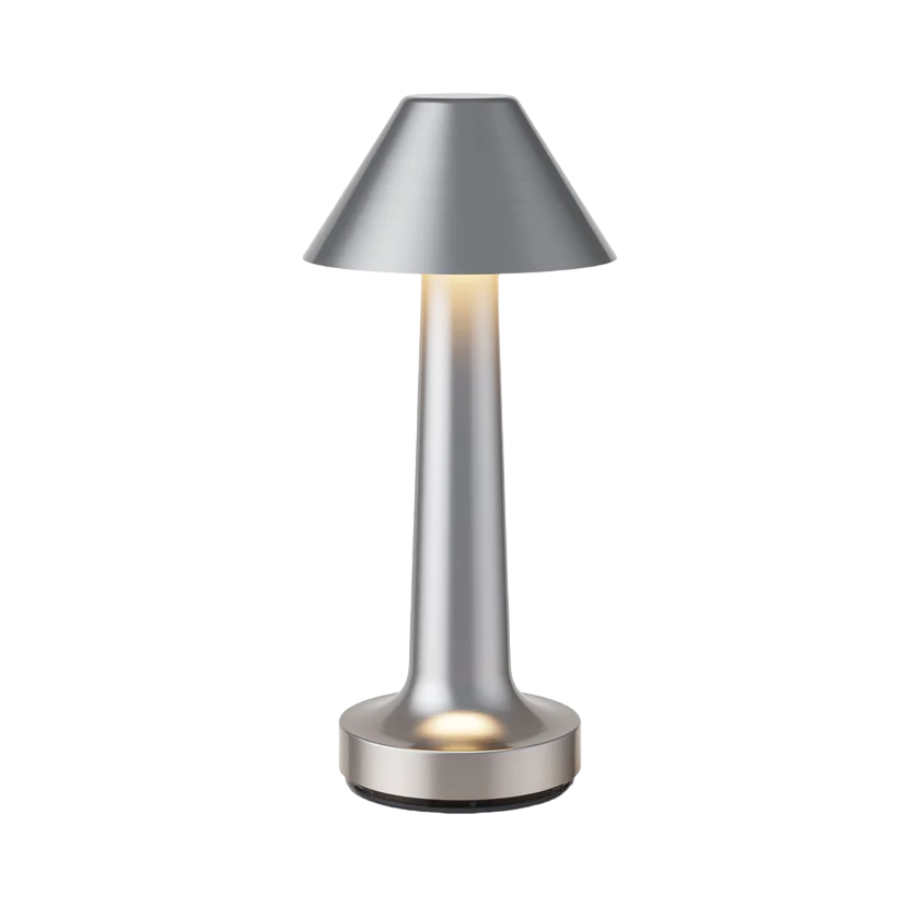 Modern Dimmerable Table Lamp - Victor-Silver-Kegel-The Livary