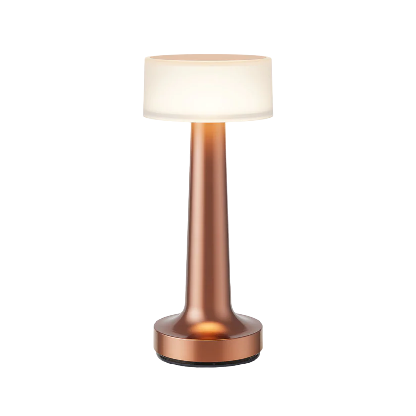 Modern Dimmerable Table Lamp - Victor-Bronze-Luminescent-The Livary