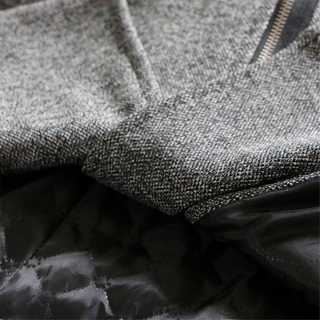 Warm Long Ladies Winter Coat - Aria-Dark grey-S-The Livary