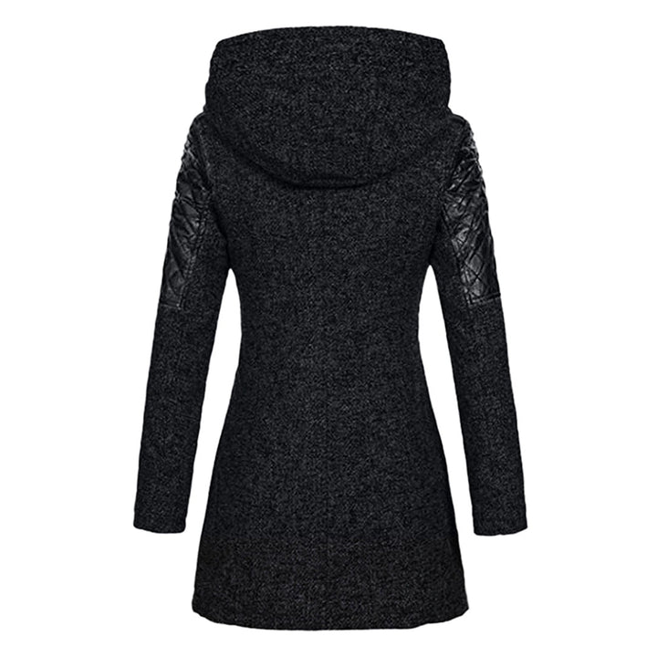 Warm Long Ladies Winter Coat - Aria-Dark grey-S-The Livary