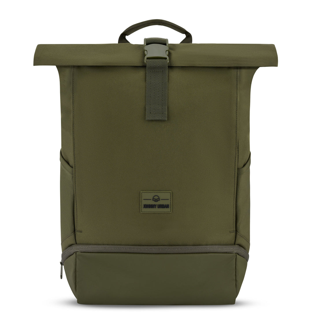 Rolltop Backpack – UrbanFlow-Dark green-The Livary