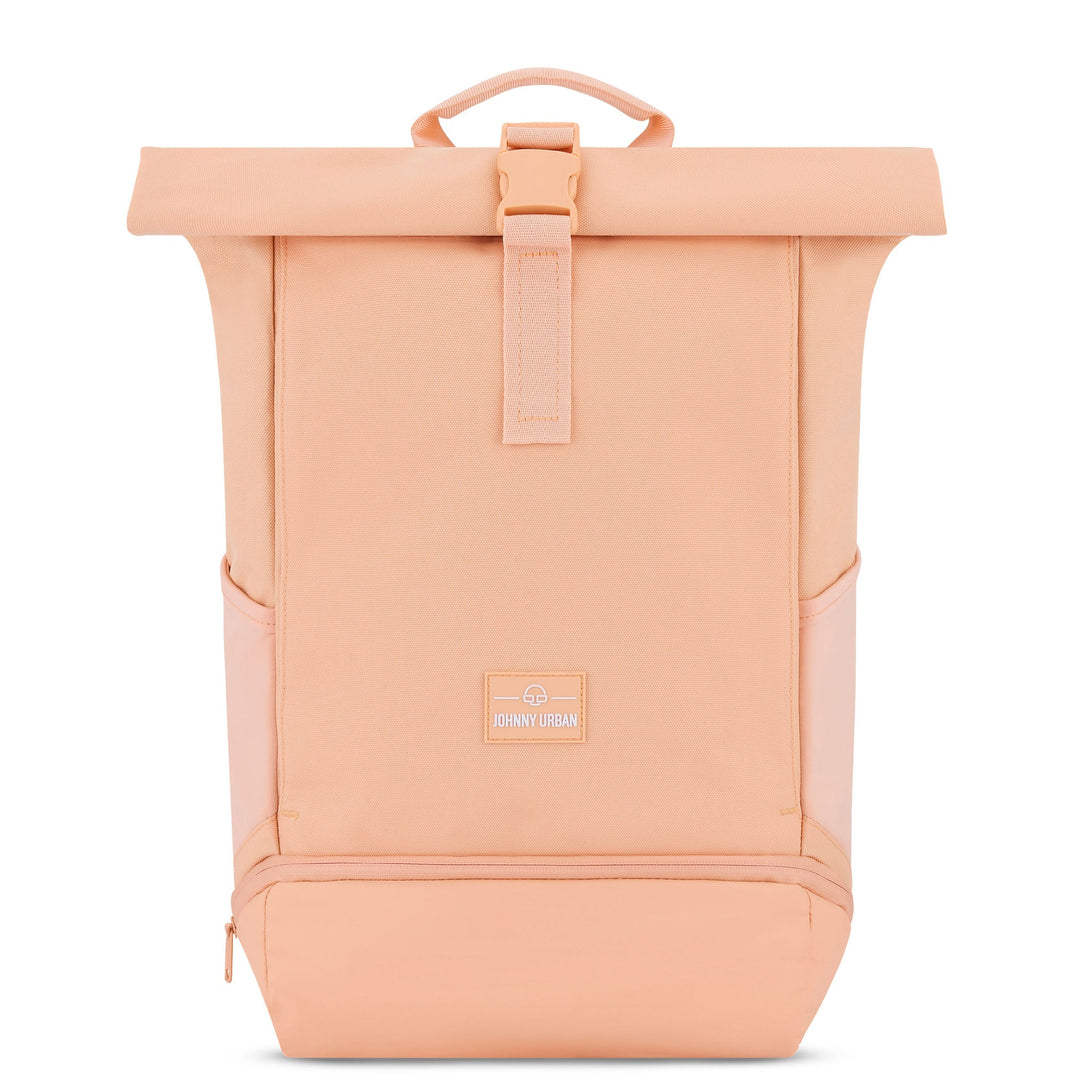 Rolltop Backpack – UrbanFlow-Peach-The Livary