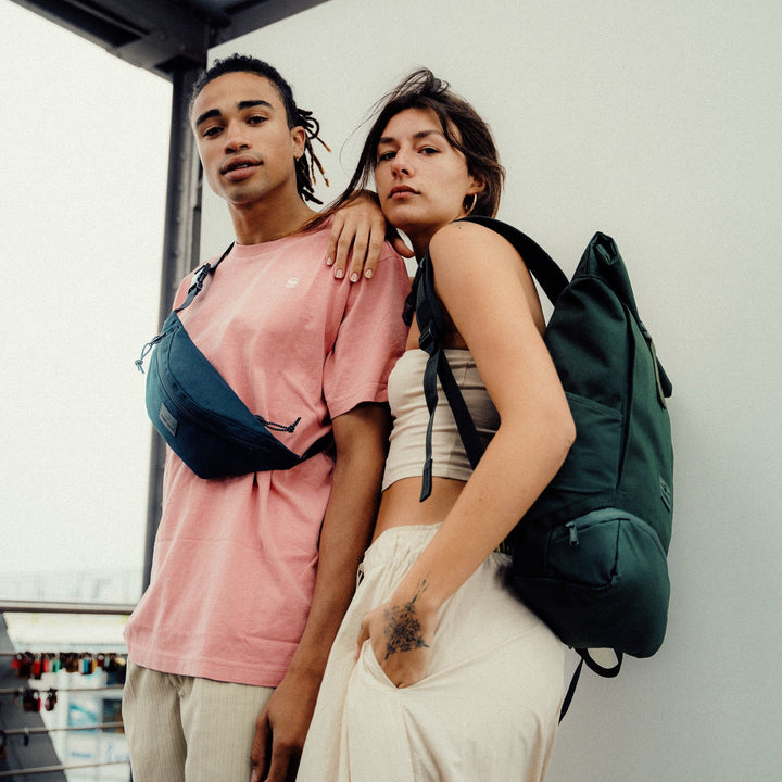 Rolltop Backpack – UrbanFlow-Black-The Livary