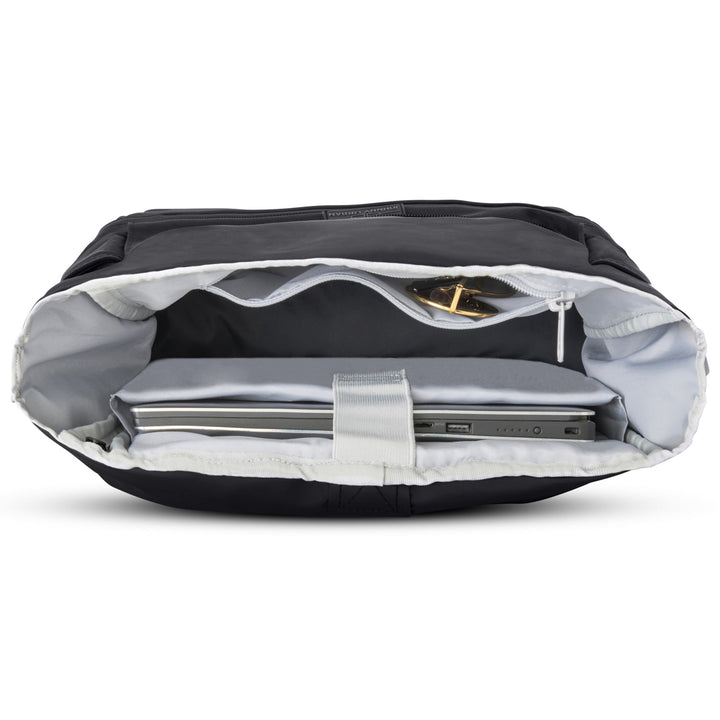 Rolltop Backpack – UrbanFlow-Black-The Livary