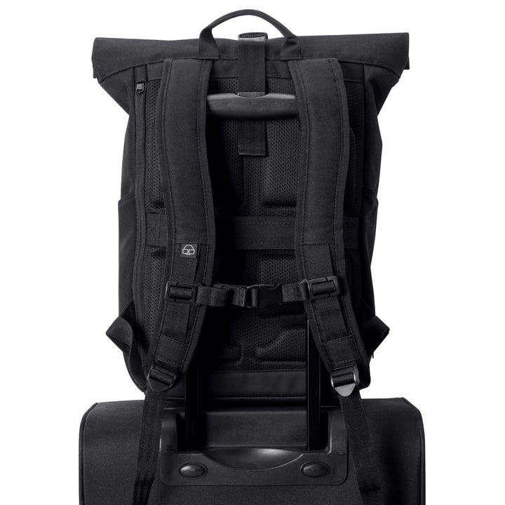 Rolltop Backpack – UrbanFlow-Black-The Livary