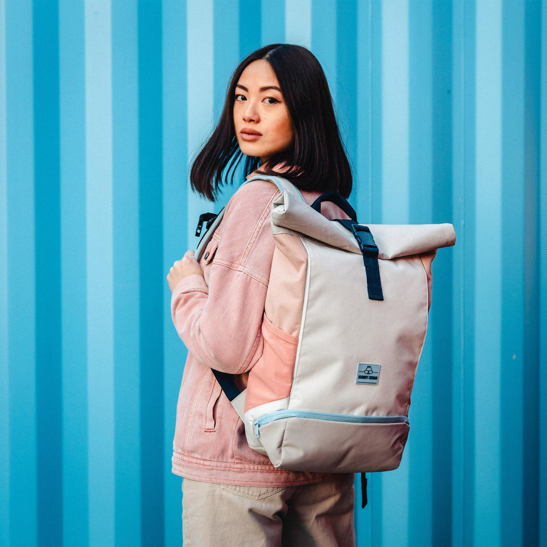 Rolltop Backpack – UrbanFlow-Black-The Livary