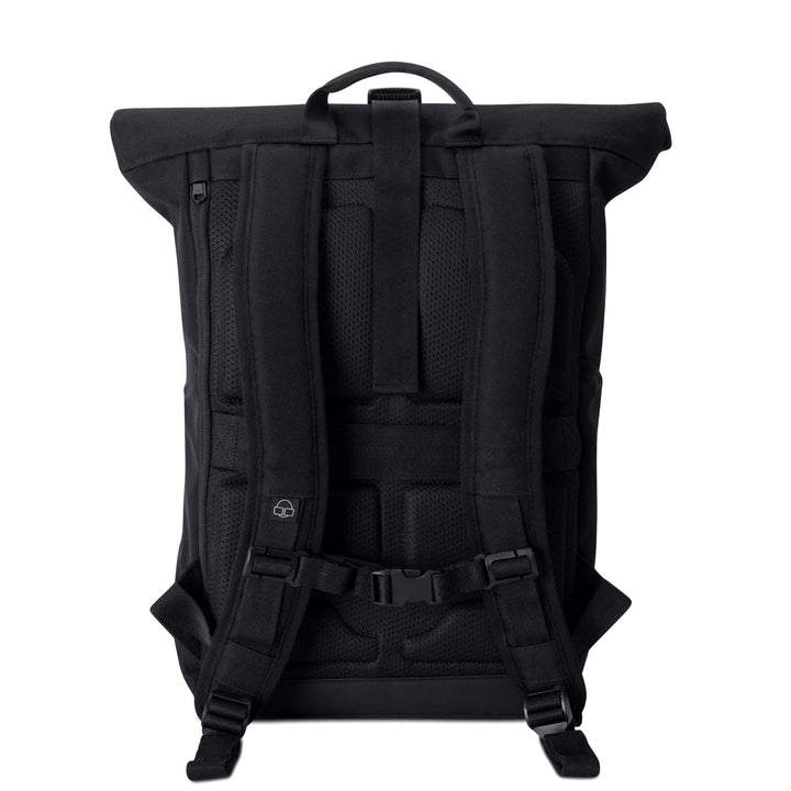 Rolltop Backpack – UrbanFlow-Black-The Livary