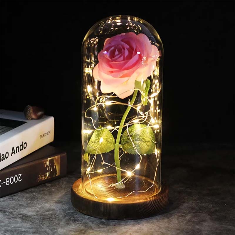 Roos Under Bell Jar - Aurora-Pink-The Livary