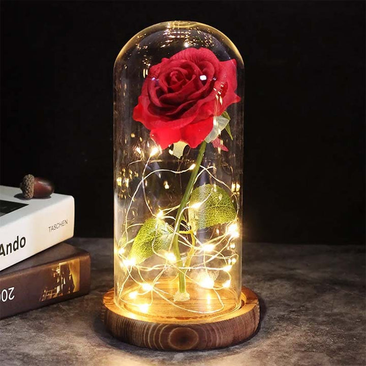 Roos Under Bell Jar - Aurora-Red-The Livary