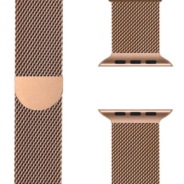 Milanese Apple Watch Band – SteelFlex-38mm | 40mm | 41mm | 42mm-Rose gold-The Livary