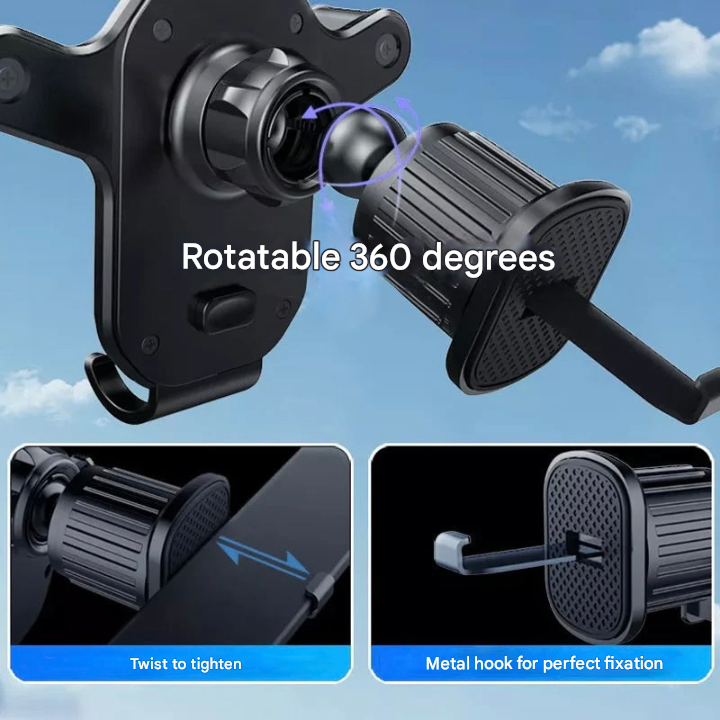 Universal Car Phone Holder with Ventilation Hook – Griponix-The Livary