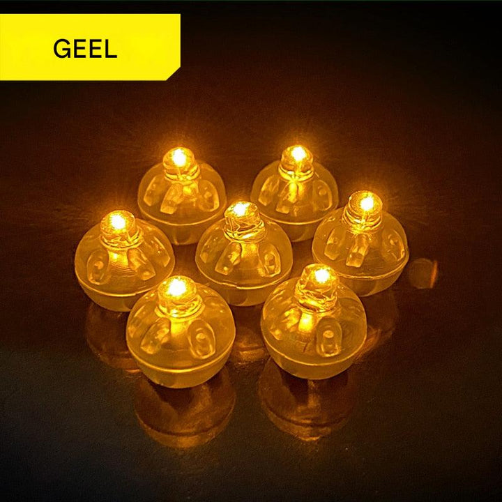 Mini LED Party Lights - GlowPearls-Yellow-50-The Livary