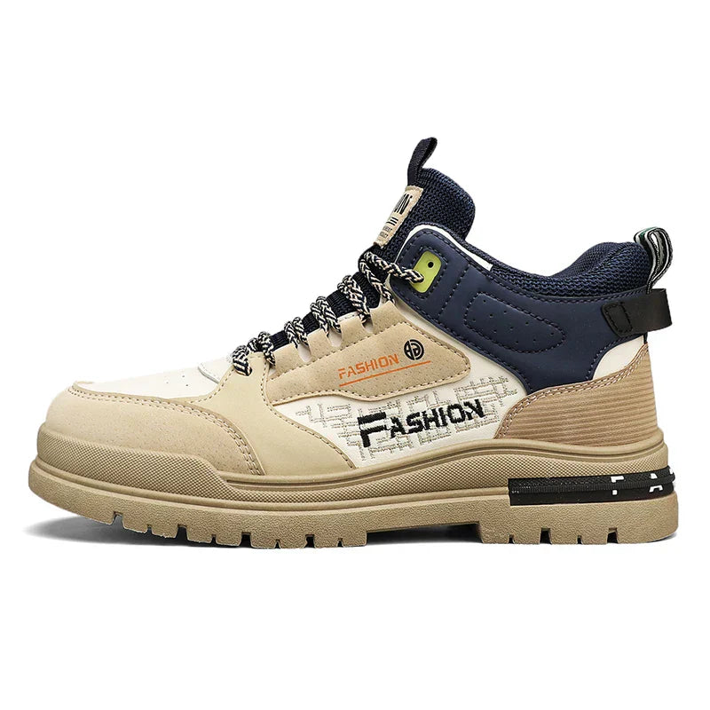 Casual Men's Walking Shoes – Nico-Brown Blue-6-The Livary