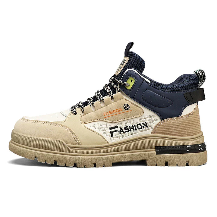 Casual Men's Walking Shoes – Nico-Brown Blue-6-The Livary