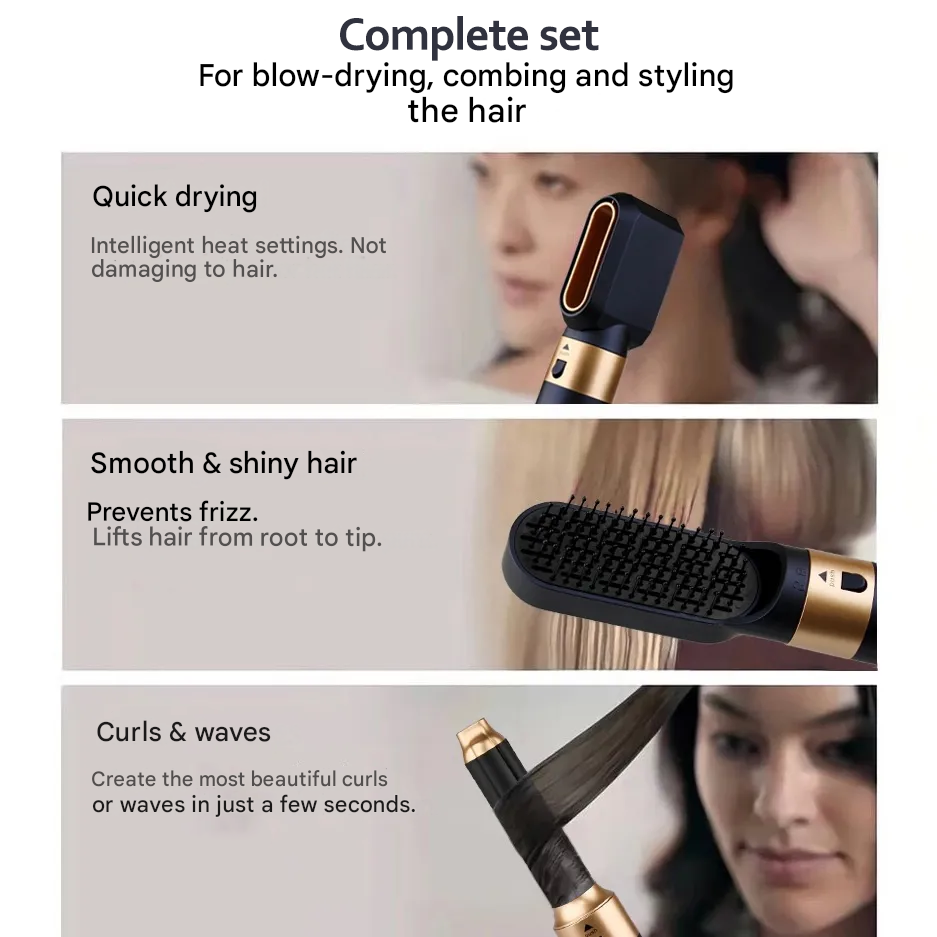 5-in-1 Multi Hair Styler with Ionic Technology - AuraStyle-Pro-The Livary