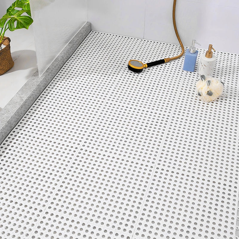 Anti-slip Shower Mat - GripDrop-White-4 pieces-The Livary