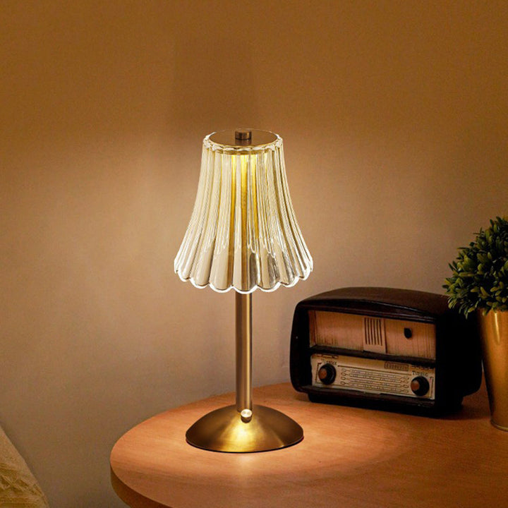 LED Retro Table Lamp USB Rechargeable - BrillianceGlow-The Livary