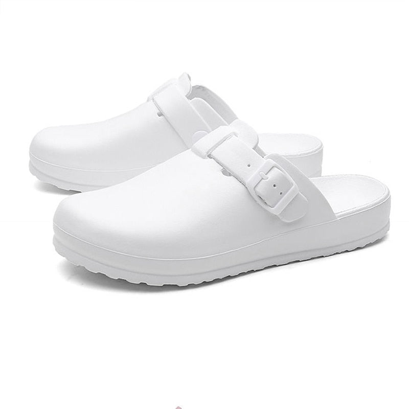 Waterproof & Lightweight Women's Comfort Clogs – Slip-Resistant & Hygienic-D-3.5-The Livary