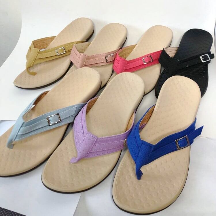 Comfortable orthopedic toe sandals for women - OrthoSummer-Pink-3-The Livary