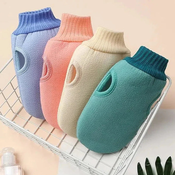 Exfoliating Spa Mitt – Glowmitt-Blue-The Livary