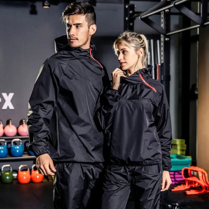 Light Unisex Training Set with Zipper & Hood – Remo-Men's Black-S-The Livary