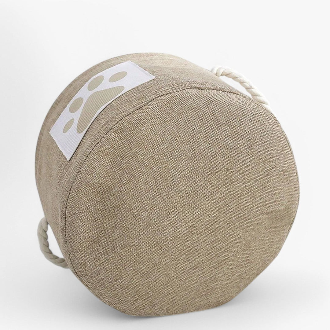 Foldable Toy Basket with Rope Handle – Livia-The Livary