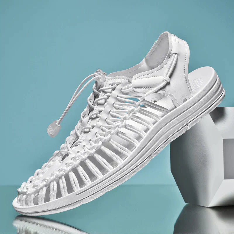 Comfortable and stylish summer sandals – Lioris-White-3-The Livary