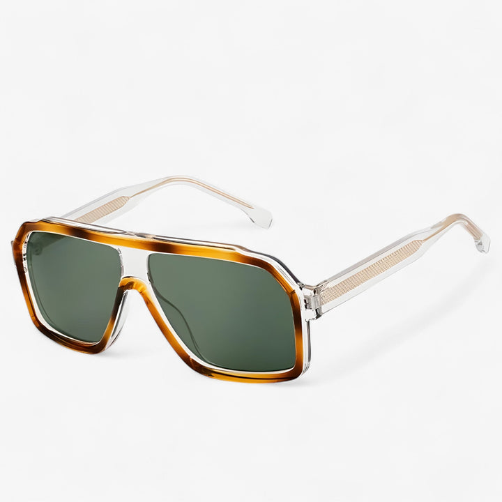 Windproof Oversized Punk Sunglasses – Vortex-Green-The Livary