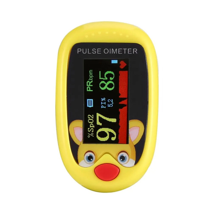 Child-friendly Pulse Oximeter for Health Monitoring - KidPulse-Blue-The Livary