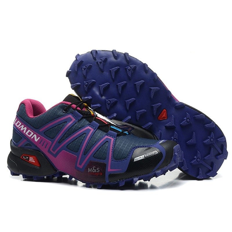 Robust men's hiking shoes for outdoor adventures – Leandro-Dark violet-6-The Livary