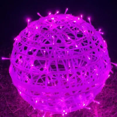 Atmospheric LED Light Ball for Indoor & Outdoor – Orbola-Pink-The Livary