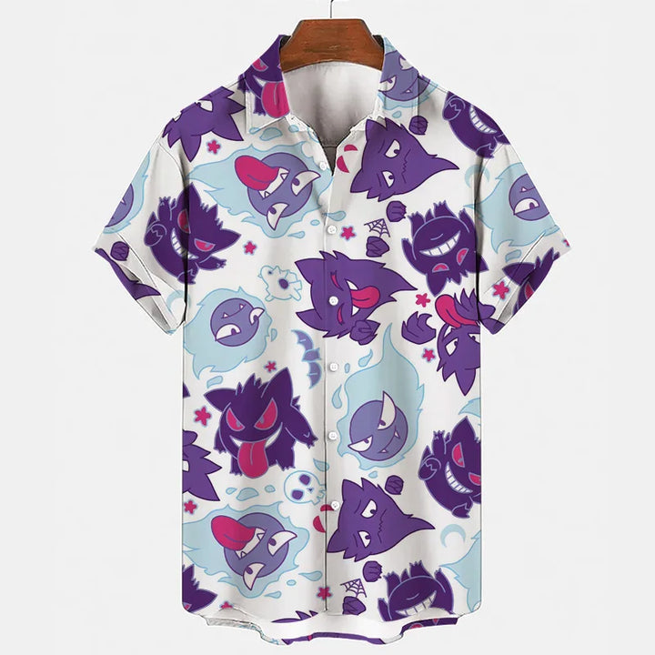 Funny summer set with Gengar & Snorlax print | Buy 1, get 1 free - SleepyFun-11-M-The Livary
