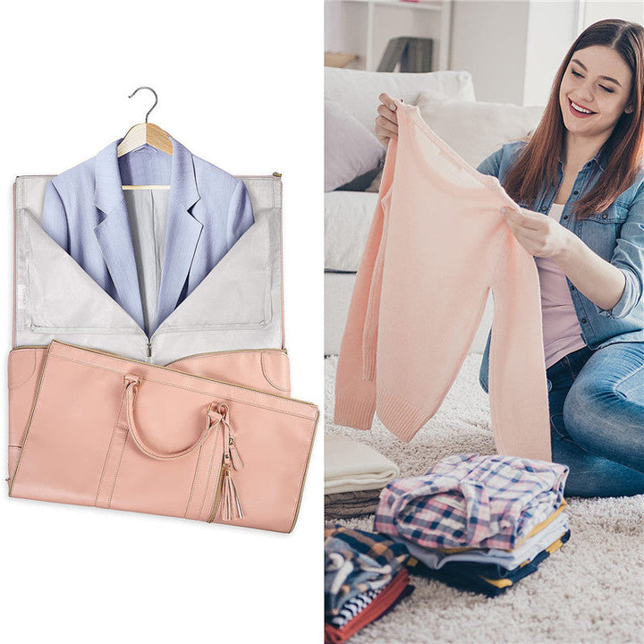 Foldable Storage Bag for Clothing - Arno-Blue stripe-The Livary