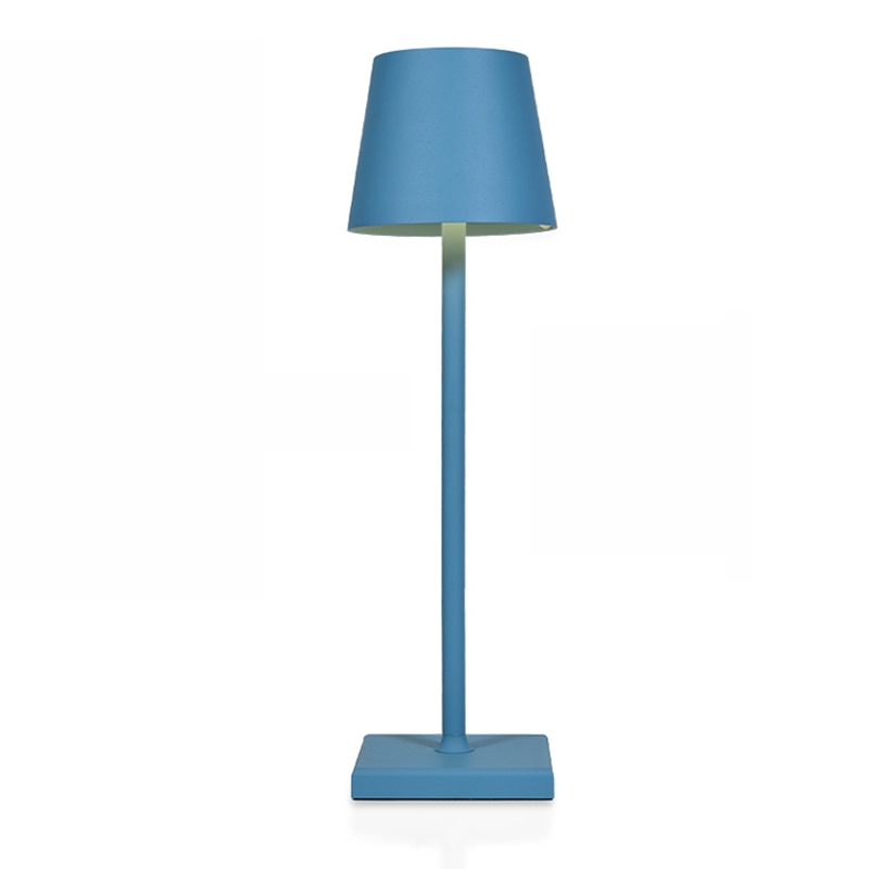 Wireless Rechargeable Table Lamp - Lumière Monsieur-Blue-The Livary