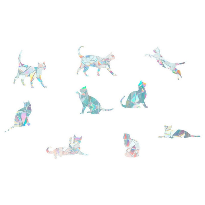 Sun Catcher Window Stickers - LumiSuncatch-Cat - 9 Pieces-The Livary