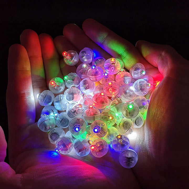 Mini LED Party Lights - GlowPearls-Colourful-50-The Livary