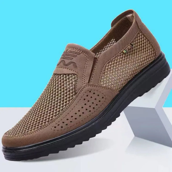 Breathable Men's Summer Shoes with Lightweight Comfort and Style – Jaron-Grey-5-The Livary