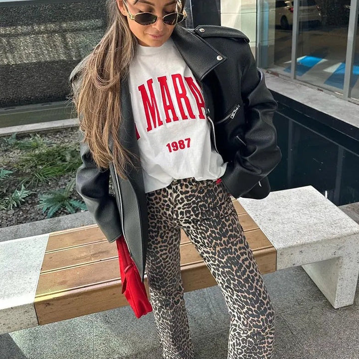 Vintage Leopard Print Jeans - Leona-Leopard-XS-The Livary