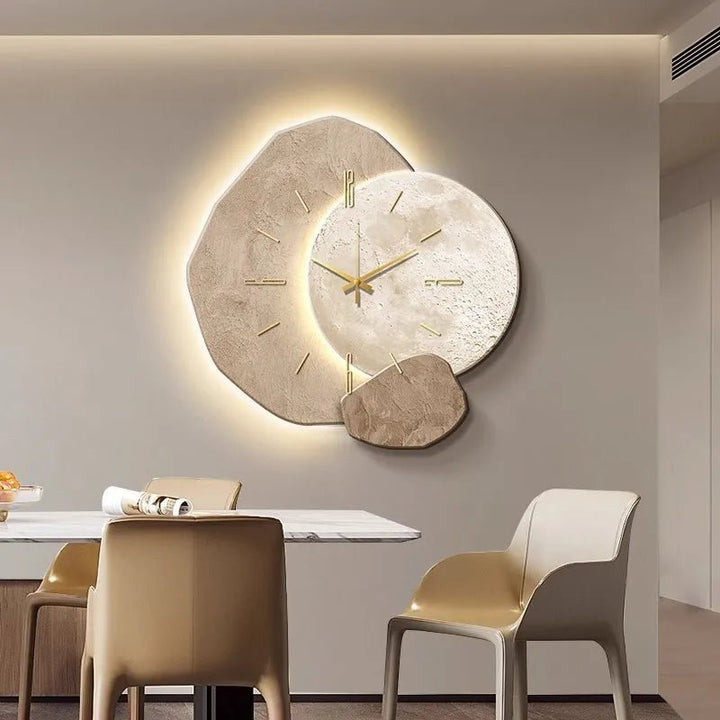 Minimalist Wall Clock in Scandinavian Design - NordiqTime-White-The Livary