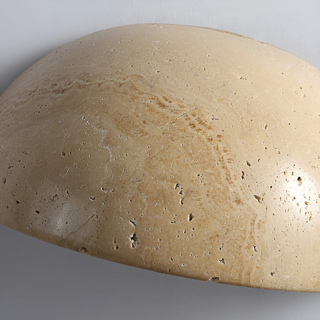 Half-Round LED Wabi-Sabi Wall Lamp - ZenGlow-The Livary