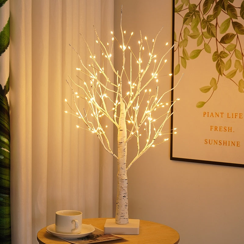 Illuminated Scandinavian Birch - LumiBirch-The Livary