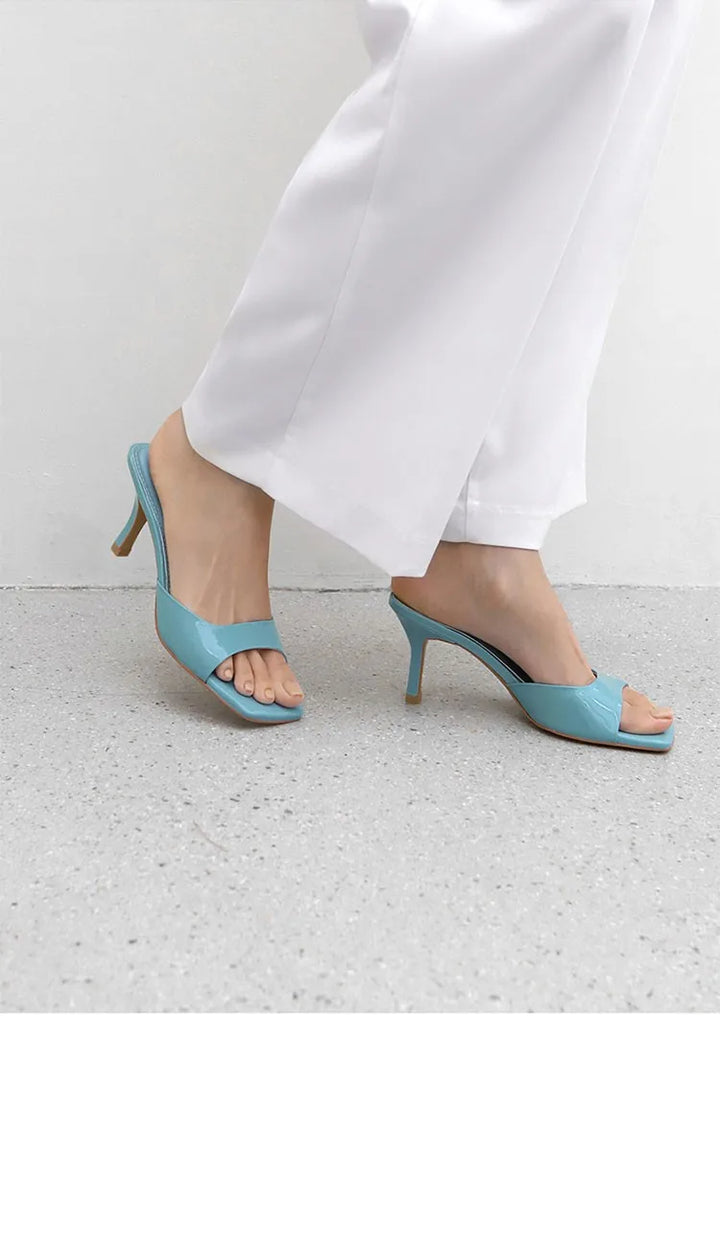 Open back mules for women – Mirella-Camel-3-The Livary