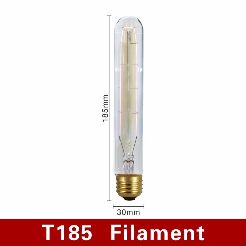 Vintage Light Bulbs - NostalgiaGlow-T185 Filament-The Livary