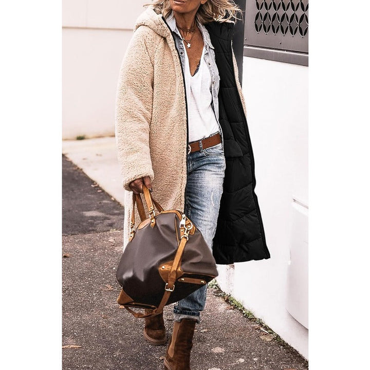 Trendy Double-Sided Ladies Winter Coat - Sofia-Brown-S-The Livary
