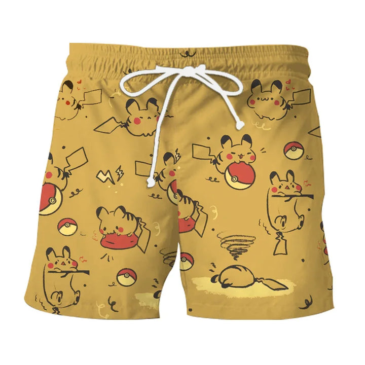 Funny summer set with Gengar & Snorlax print | Buy 1, get 1 free - SleepyFun-09-M-The Livary