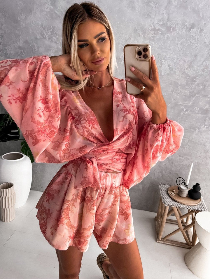 Summer Outfit - Lilac-Red-XS-The Livary