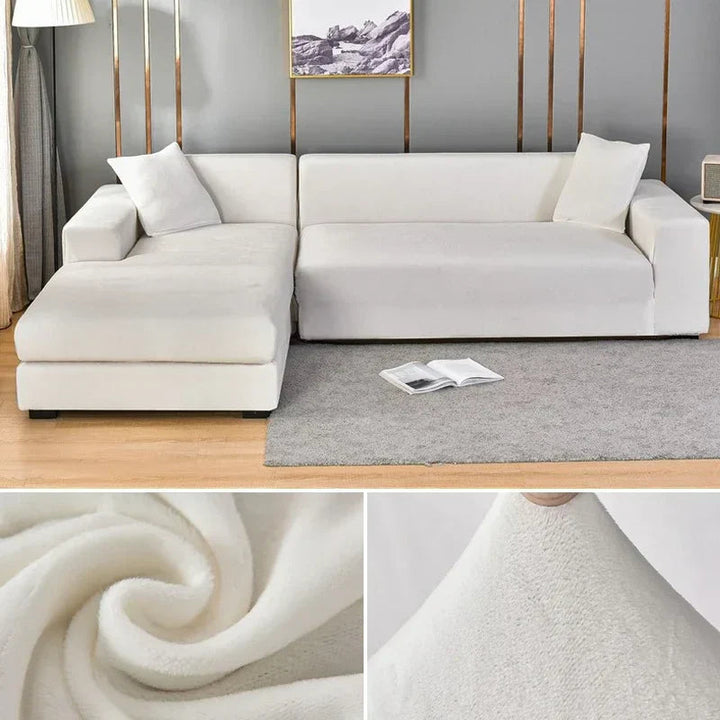 Stretch Velvet Sofa Cover with Luxury Finish - Sofina-Pink-1 Zit (90-140CM)-The Livary