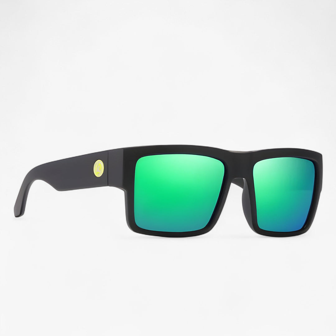 Windproof Polarised Sports Sunglasses – Stratos-Green-The Livary