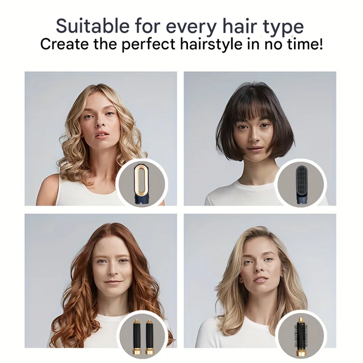 5-in-1 Multi Hair Styler with Ionic Technology - AuraStyle-Pro-The Livary