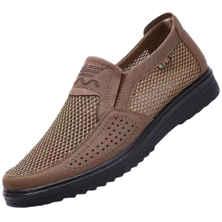 Breathable Men's Summer Shoes with Lightweight Comfort and Style – Jaron-Grey-5-The Livary